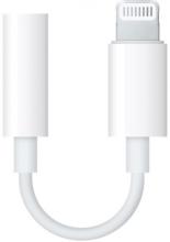 Адаптер Apple Lightning - mini jack 3.5 (MMX62ZM/A), белый