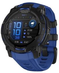 Смарт-часы Garmin Instinct 3 45 mm AMOLED Black with Bolt Blue Band (010-02936-03)
