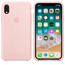 Силиконовый чехол для iPhone XR, розовый песок