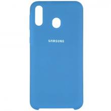 Silicon case Samsung Galaxy A20 Blue