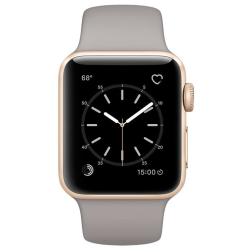 Apple Watch Series 1 38mm Gold Aluminum Case with Concrete Sport Band