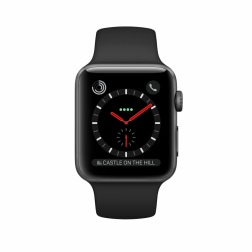 Apple Watch Series 3 42mm GPS Space Gray Aluminum Case with Gray Sport Band