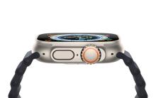 Apple Watch Ultra 2 (2024) 49mm Natural Titanium Case with Dark Green Alpine Loop Medium