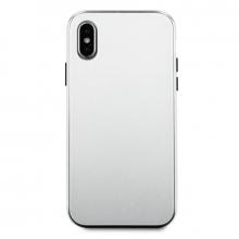 Чехол для iPhone X Magnet glass case (Белый)