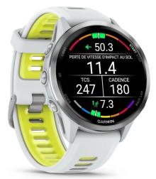 Смарт-часы Garmin Forerunner 970, Silver/White (010-02969-11)