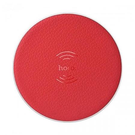 CЗУ Hoco CW14 Round wireless charger (индукционное) (red)