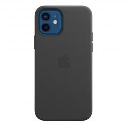 Кожаный чехол MagSafe для  iPhone 12 mini, чёрный цвет