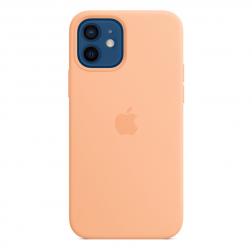 Силиконовый чехол MagSafe для iPhone 12 Pro/iPhone 12, светло-абрикосовый цвет