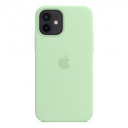 Силиконовый чехол MagSafe для  iPhone 12 mini, фисташковый цвет