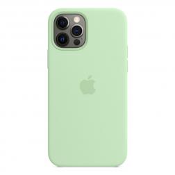 Силиконовый чехол MagSafe для iPhone 12 Pro/iPhone 12, фисташковый цвет