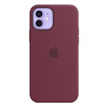 Силиконовый чехол MagSafe для  iPhone 12 mini, сливовый цвет