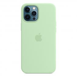 Силиконовый чехол MagSafe для iPhone 12 Pro Max, фисташковый цвет