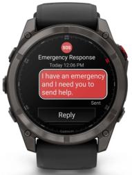 Смарт-часы Garmin Fenix 8 Pro 51 mm Amoled Sapphire, Carbon Gray DLC Titanium with Black/Pebble Gray Silicone Band (010-03199-00)