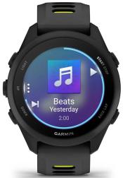 Смарт-часы Garmin Forerunner 170 Music, черный и черно-ярко-желтый ремешок (010-03920-10)
