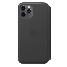 Кожаный чехол Folio для iPhone 11 Pro, чёрный 