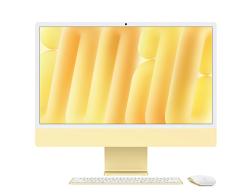 Моноблок Apple iMac 24 Retina 4,5K (M4, 10C CPU/10C GPU, 2024), 16 Гб, 512 Гб SSD, желтый