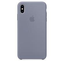 Силиконовый чехол для iPhone XS Max, цвет темно-серый