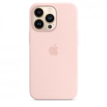 Силиконовый чехол MagSafe для iPhone 13 Pro, цвет «розовый мел»