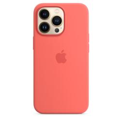Силиконовый чехол MagSafe для iPhone 13 Pro Max, цвет «розовый помело»
