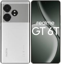 Смартфон Realme GT 6T 12/256 ГБ, серебристый