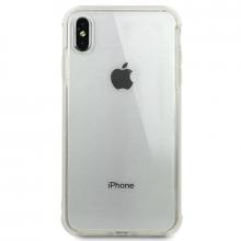 Чехол для iPhone X/XS Glazy силикон (Белый)