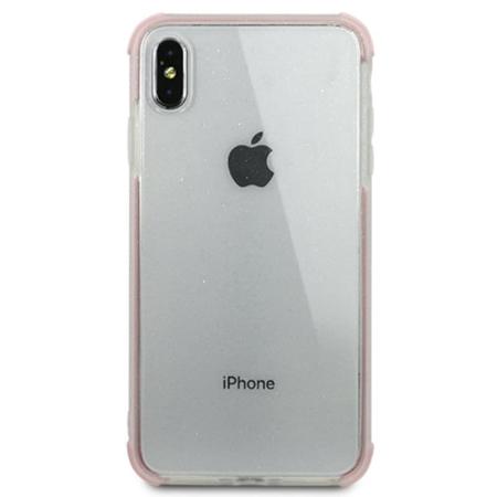 Чехол для iPhone X/XS Glazy силикон (Розовый)