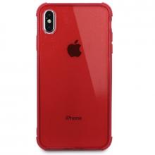Чехол для iPhone X/XS Glazy силикон (Красный)
