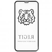 Защитное стекло для iPhone X/XS Tiger 5D (Черный)
