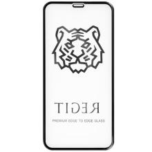 Защитное стекло для iPhone XS MAX Tiger 5D (Черный)